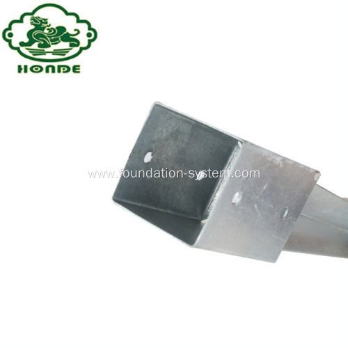 Hot-Galvanized Steel Ground Screw Foundations